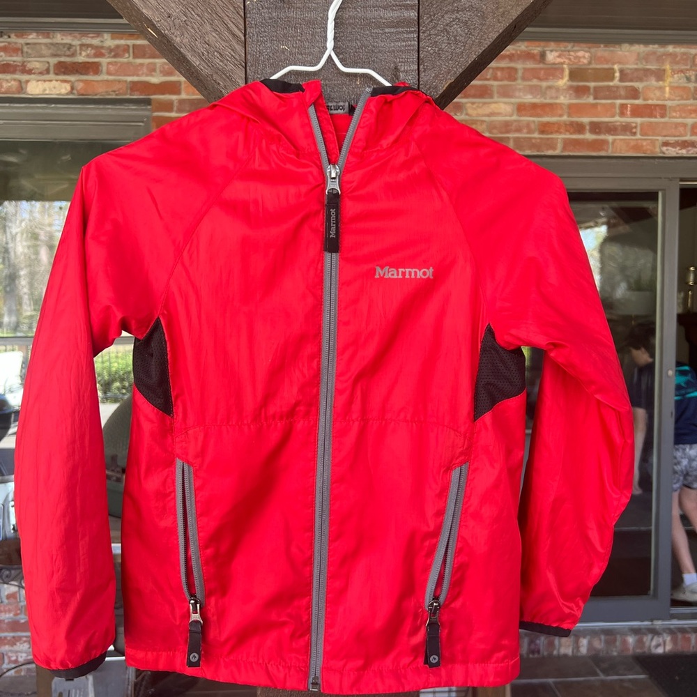 Marmot Red Hooded Jacket